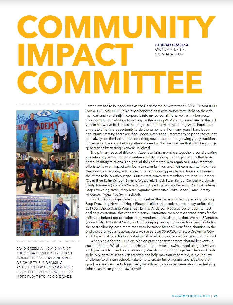 Community impact article