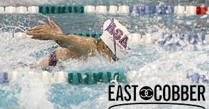 east cobber magazine of someone competitively swimming